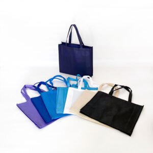 Custom Printed Non Woven Tote Bag 90GSM with Long Handles