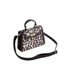Structured Top-Handle Handbag with Turn Lock – Small, 4 Styles
