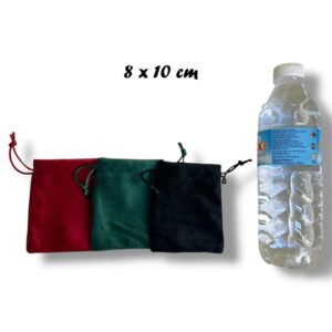 Velvet Drawstring Pouch – 4 Sizes, Black, Green or Red