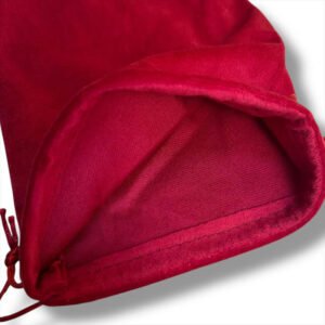 Velvet Drawstring Pouch – 4 Sizes, Black, Green or Red