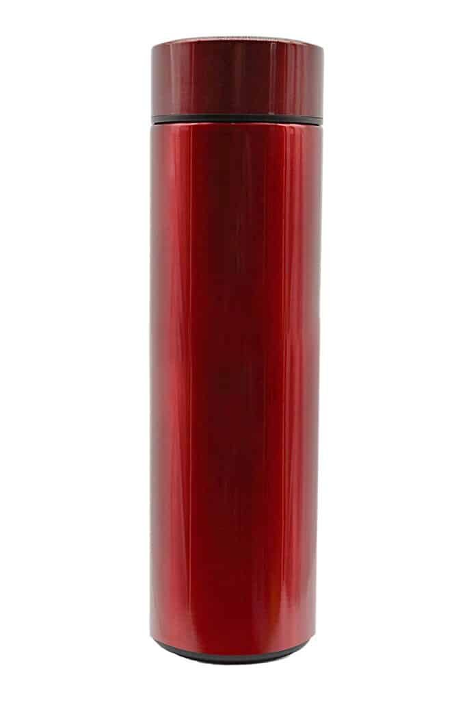 Slim Vacuum Flask – Metallic Red