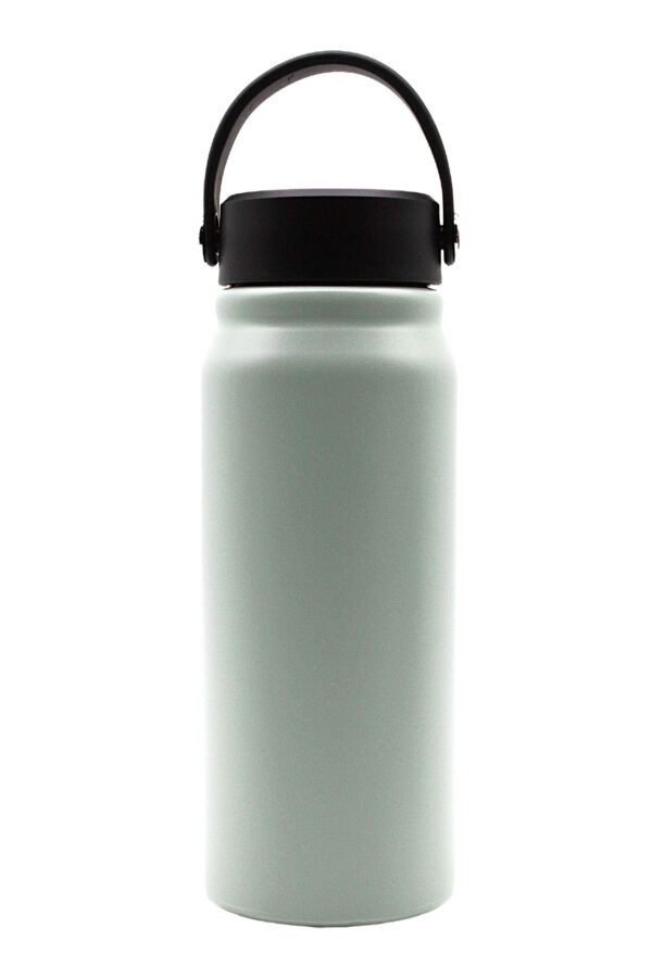 Wide Mouth Vacuum Bottle with Handle Lid – Mint